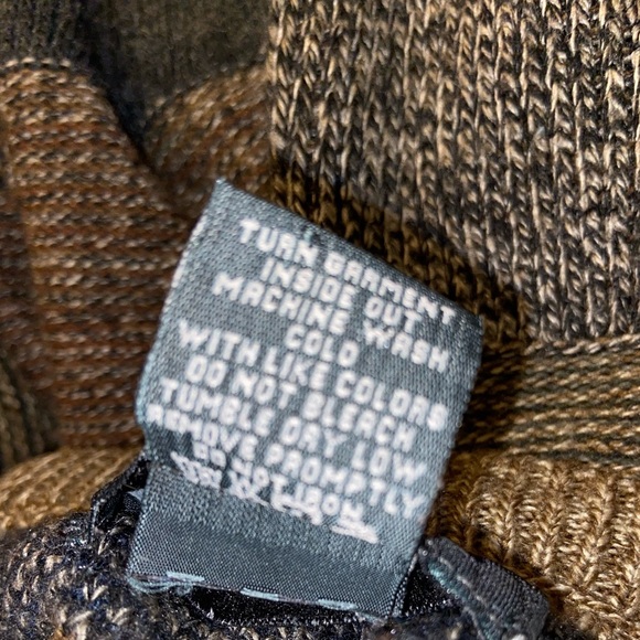 Serafini Vintage Abstract Color Block Sweater - Picture 6 of 6